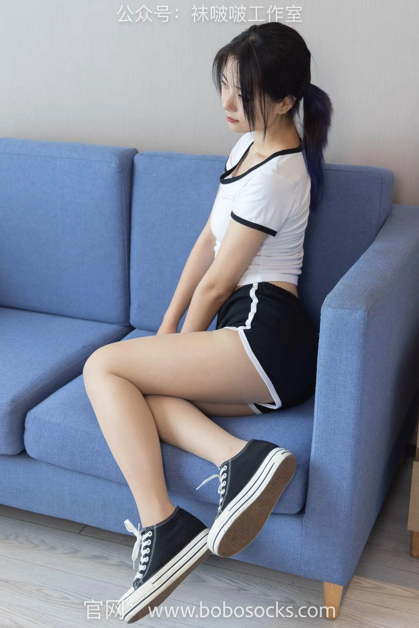 [BoBoSocks袜啵啵]NO.098 小淳-板鞋、肉丝 [140P]插图6